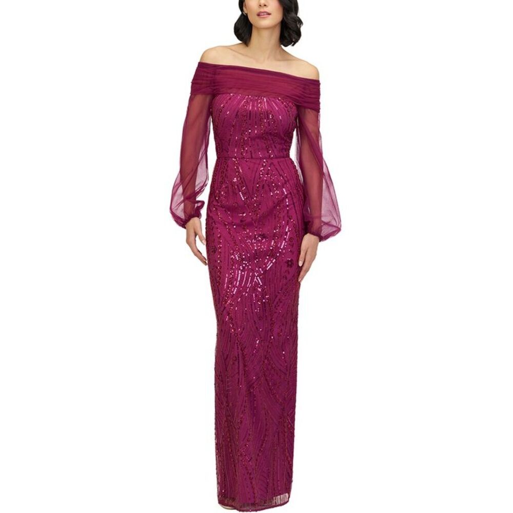 Js Collections Womens  Savannah Column Gown